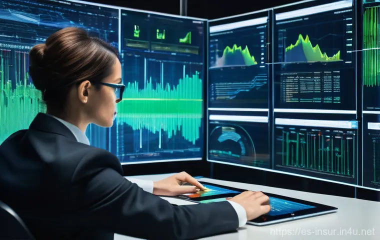 보험계리사 업무 사례 공유 - The Future Navigator: Actuarial Foresight**

A sophisticated, realistic portrayal of an actuary, mid...