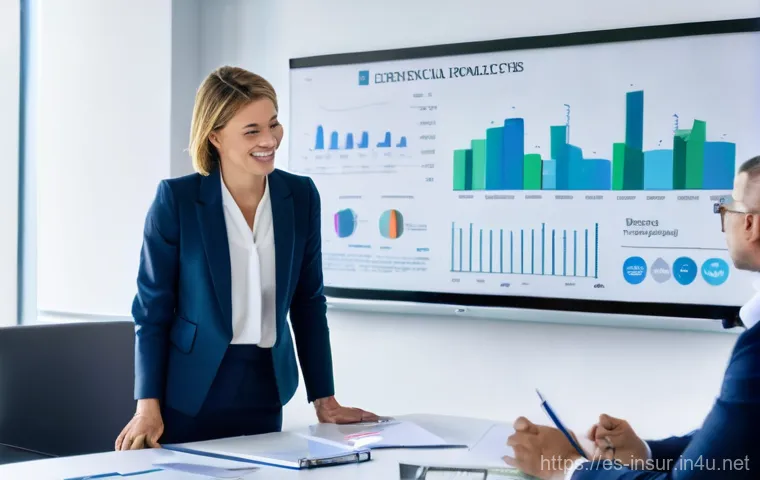 보험계리사 업무 사례 공유 - Digital Strategist: The Actuary's Tech Nexus**

A dynamic, high-tech image featuring a diverse group...