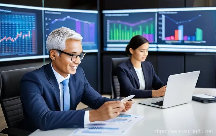 보험계리사 자격증 유효기간 - **Prompt:** A diverse group of professional actuaries, both male and female, of varying ages and eth...